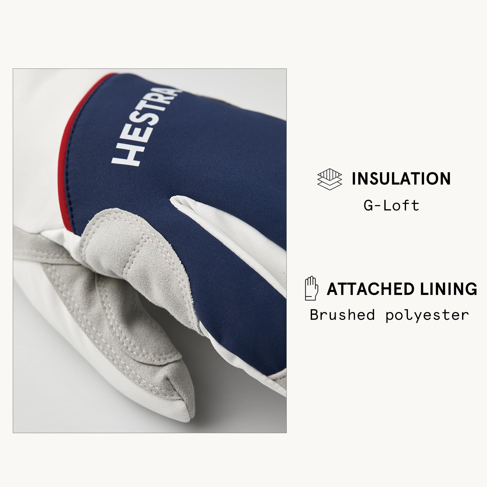 Hestra Comfort Tracker 3-Finger Glove, Cross-Country Windproof Insulated Ski Touring Glove - Image 5