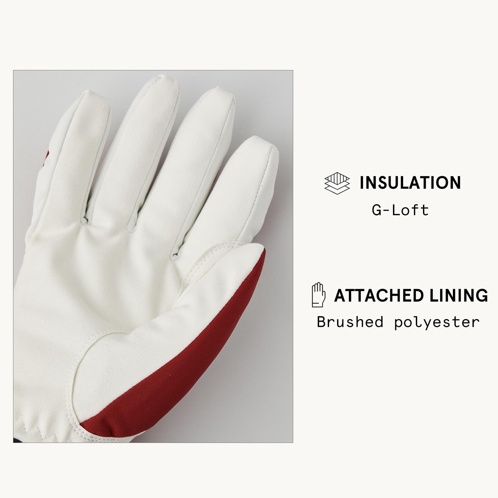 Hestra Comfort Tracker 5-Finger Glove, Cross-Country Windproof Insulated Ski Touring Glove - Image 5