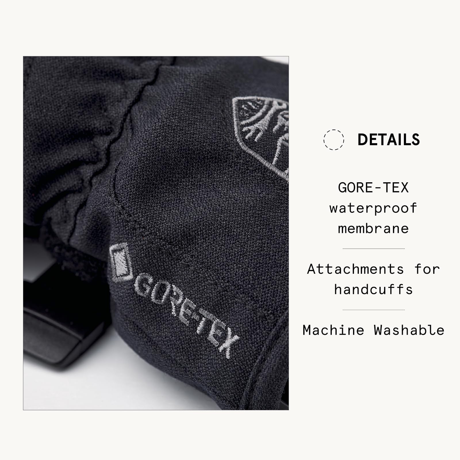 Hestra Gore-Tex Atlas Junior Gloves for Boys & Girls I Insulated Waterproof Mittens for Winter Sports & Cold Weather - Image 4