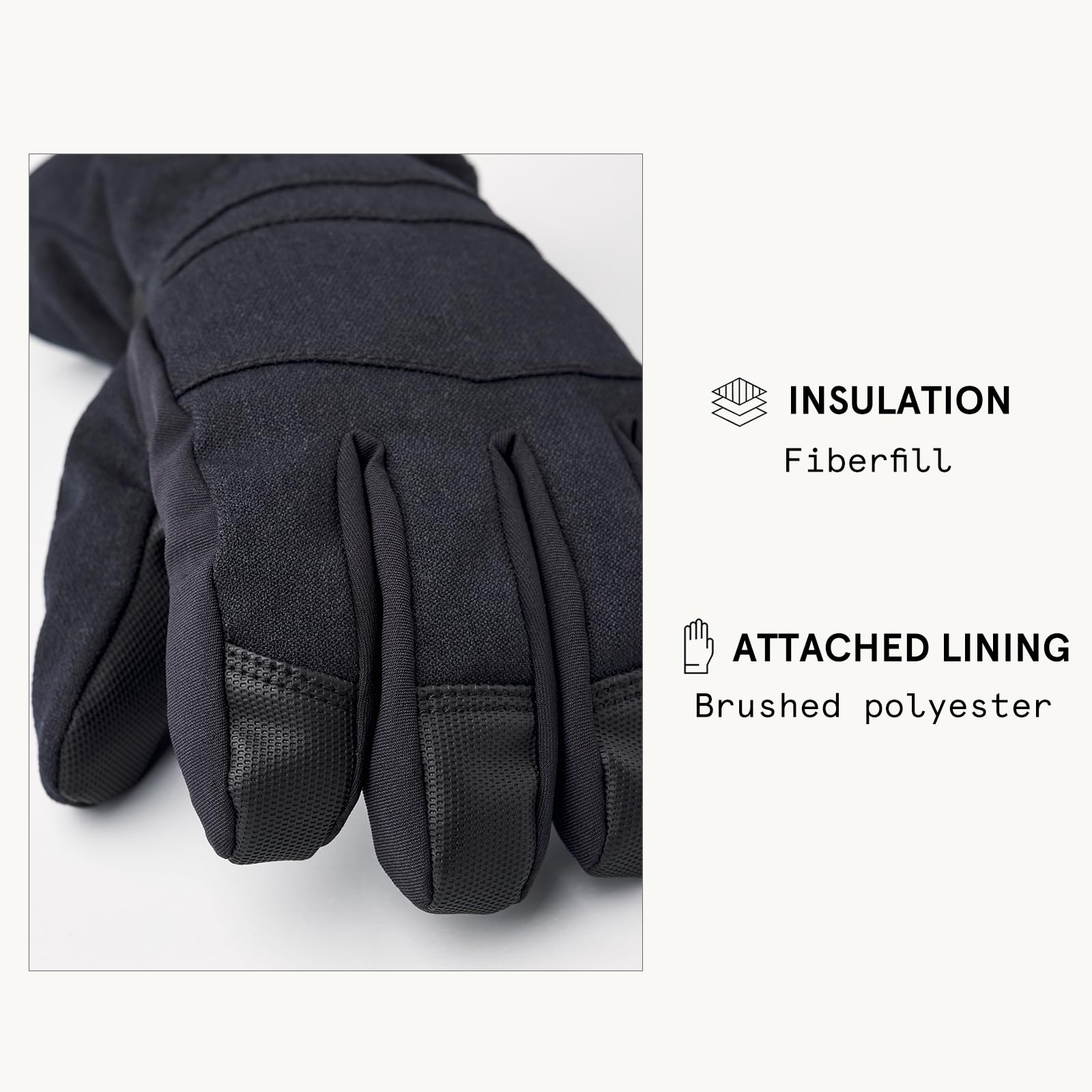 Hestra Gore-Tex Atlas Junior Gloves for Boys & Girls I Insulated Waterproof Mittens for Winter Sports & Cold Weather - Image 5