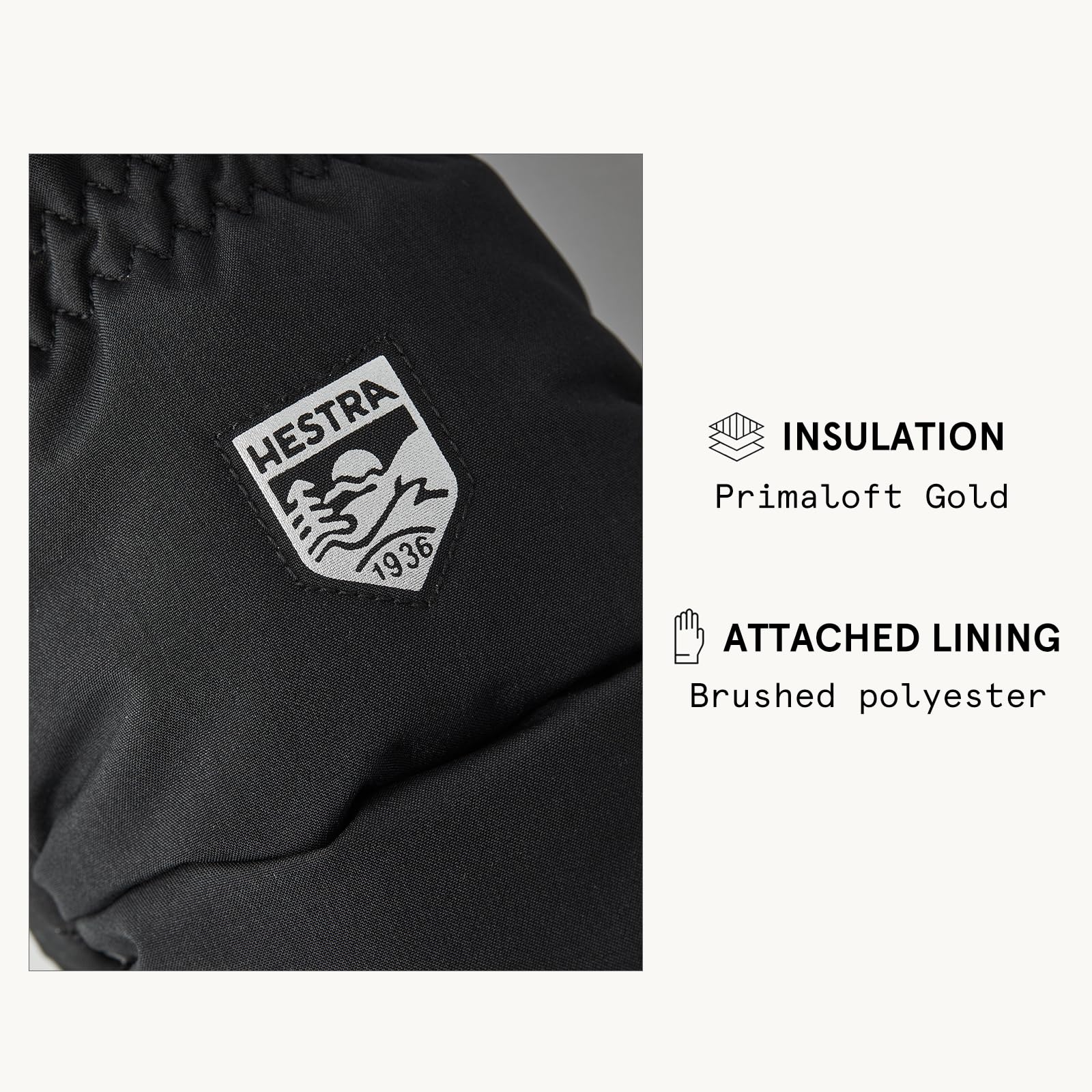 Hestra Junior Foss Mitt (Youth 4-13yrs) | Waterproof, Insulated Kids Mittens for Winter, Snowboarding & Playing in The Snow - Image 5