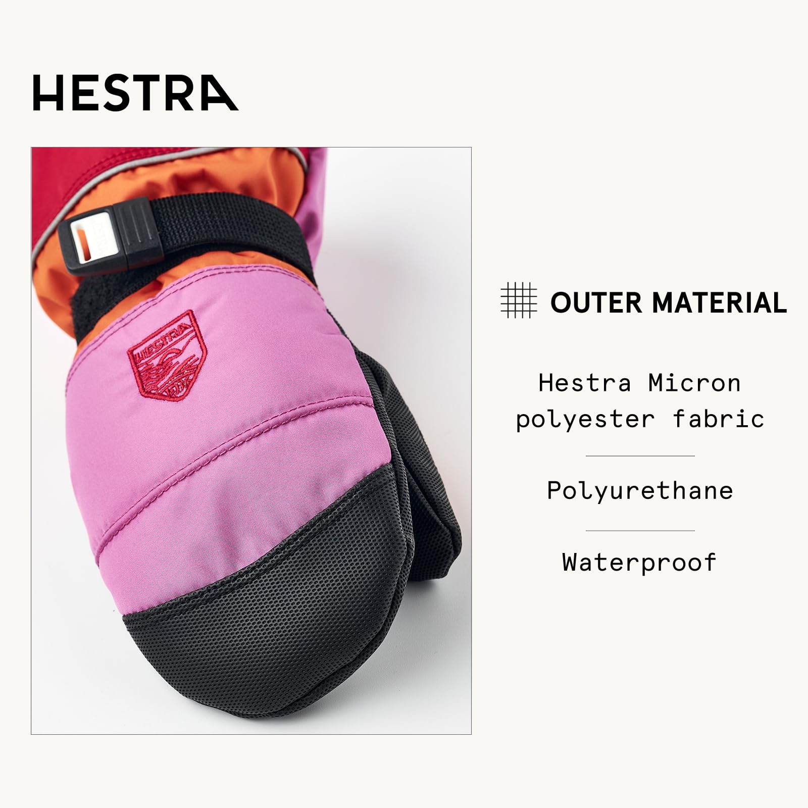 Hestra Kids’ CZone Mitt (2-11 yrs), Waterproof, Windproof & Insulated Winter Mittens for Alpine Skiing & Cold Weather Play - Image 3