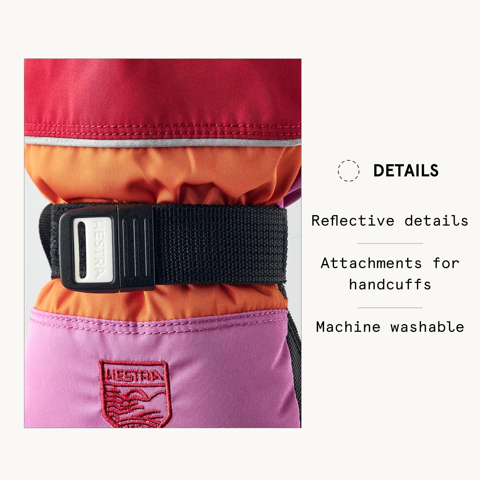 Hestra Kids’ CZone Mitt (2-11 yrs), Waterproof, Windproof & Insulated Winter Mittens for Alpine Skiing & Cold Weather Play - Image 4