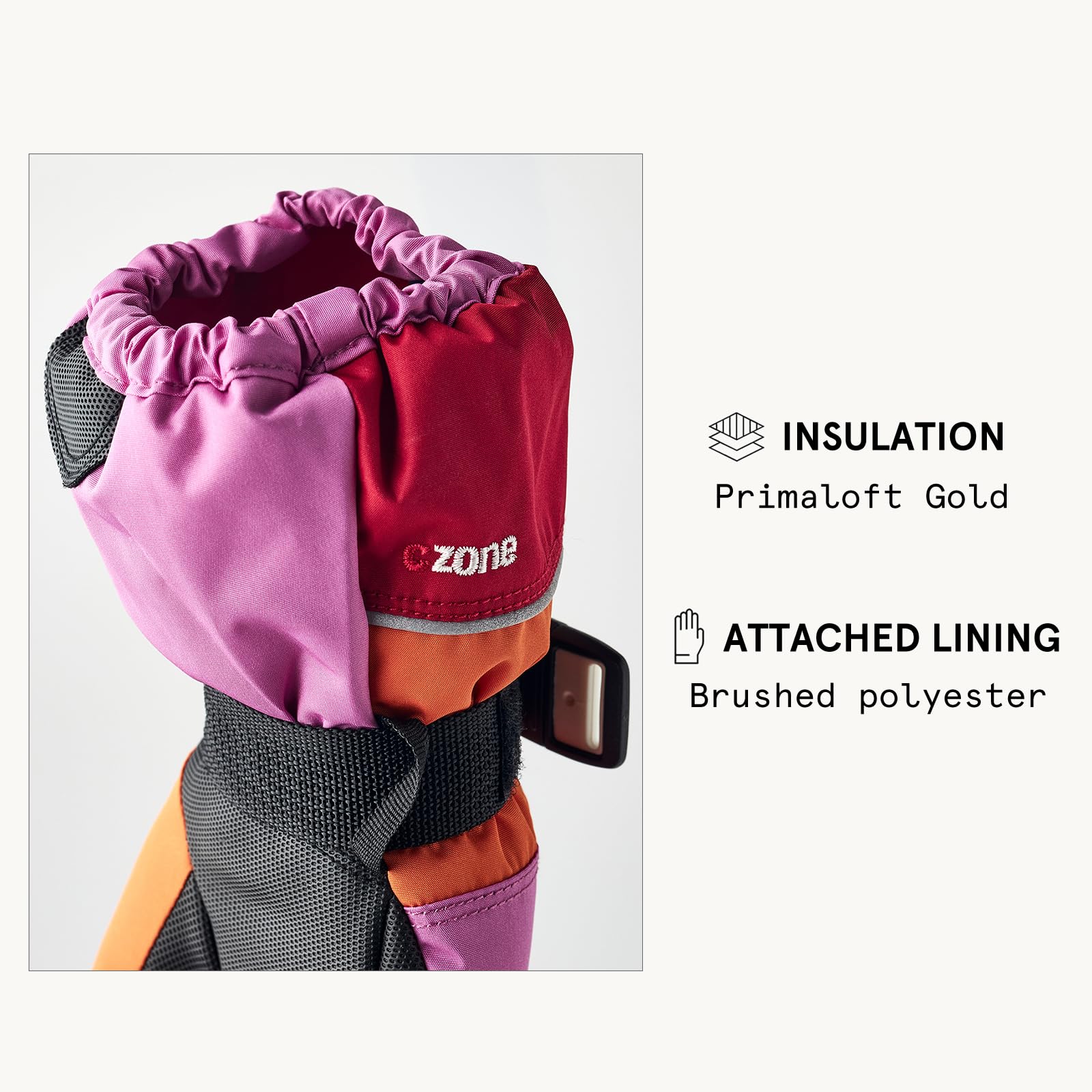 Hestra Kids’ CZone Mitt (2-11 yrs), Waterproof, Windproof & Insulated Winter Mittens for Alpine Skiing & Cold Weather Play - Image 5