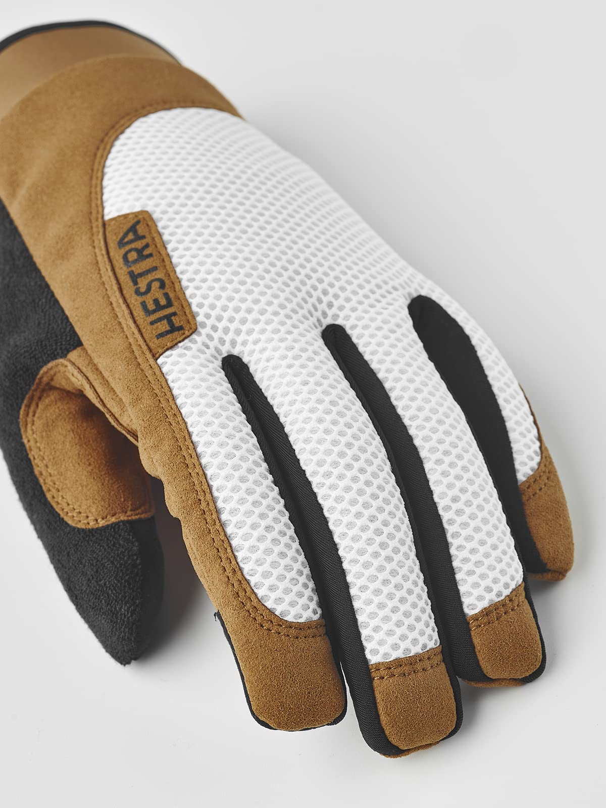 Hestra Long Sr. Breathable Protective Full Finger Bike Glove with Minimalist Padding for Maximum Grip for Men/Women| 5-Finger Lightweight Cycling Glove for Mountain Biking - Image 4