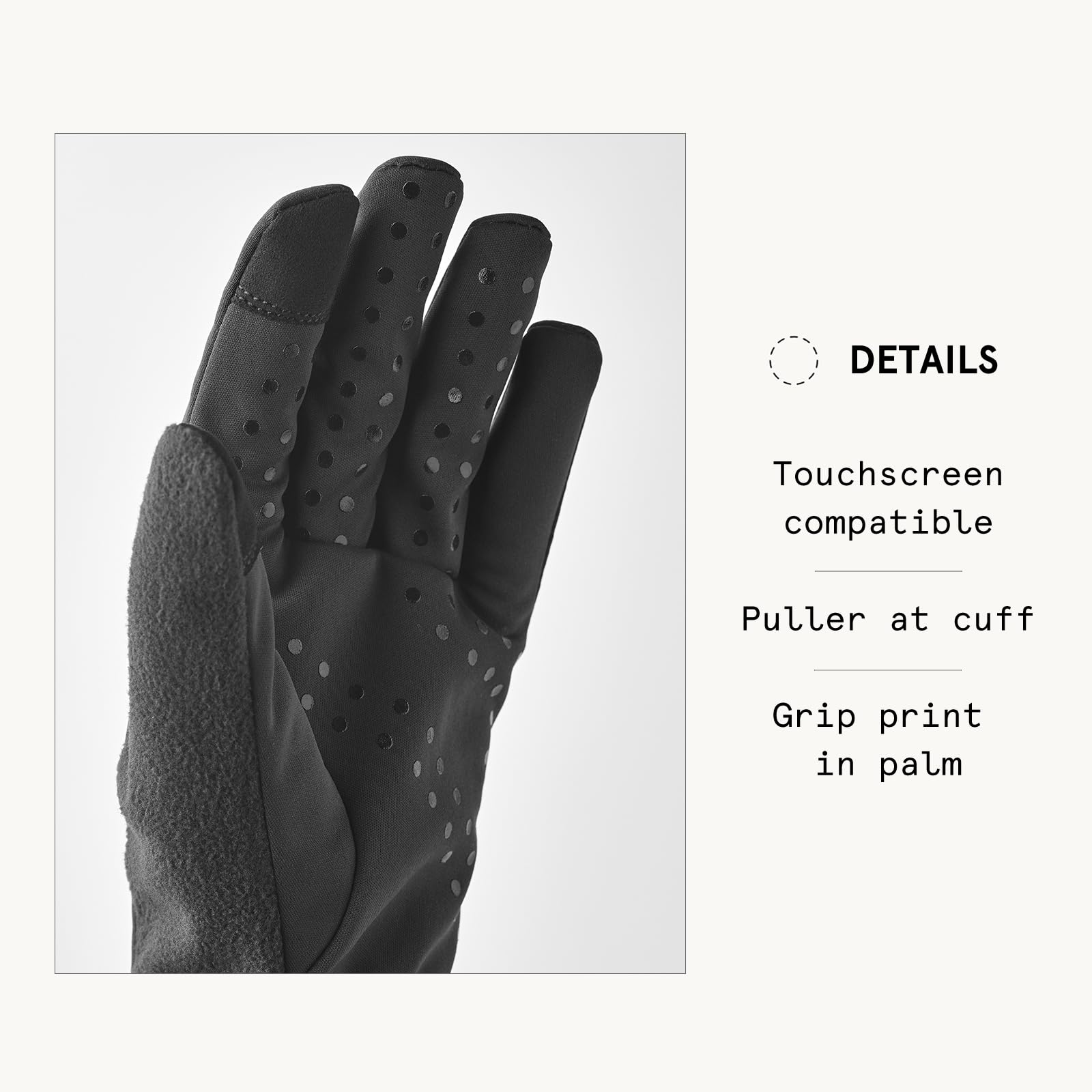 Hestra Runners Gloves, Windproof, Water-Resistant & Touchscreen-Compatible for Cold Weather Running and Outdoor Training - Image 4