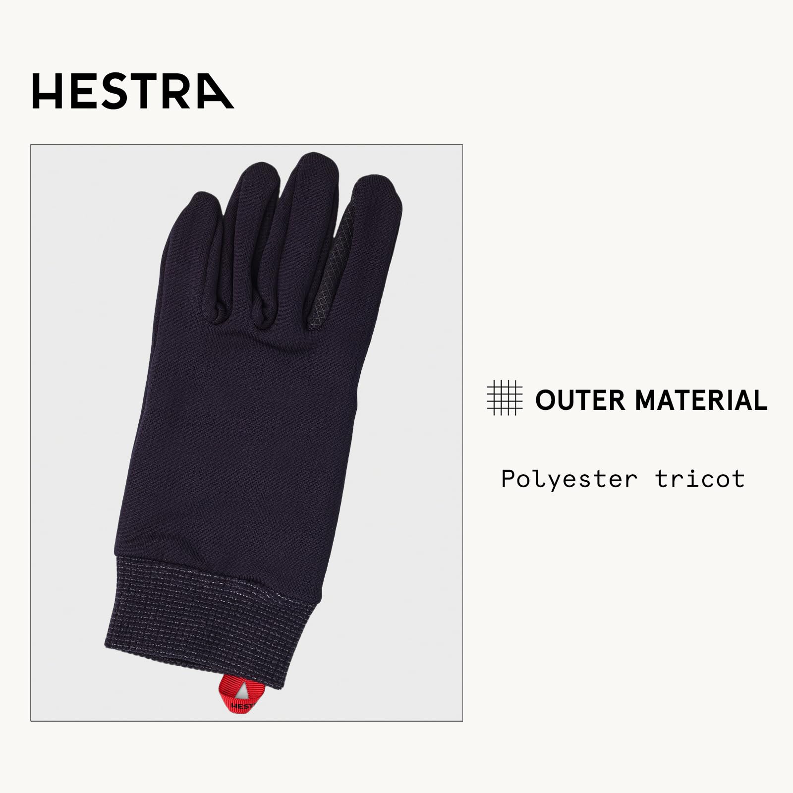 Hestra Touch Point Active Liner - Machine Washable, Touch Screen Compatible Liner for Additional Layering or as a Thin Glove - Image 3