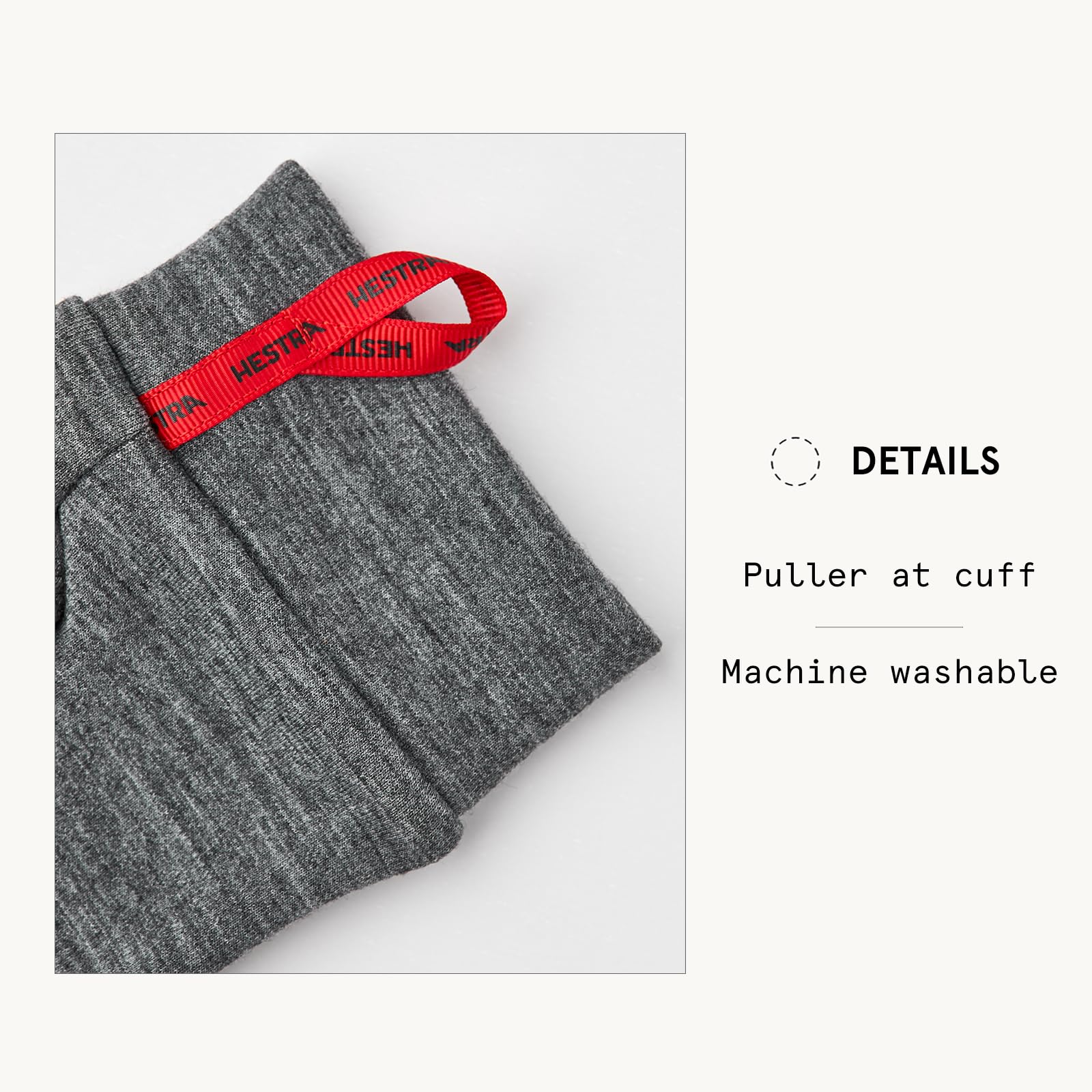 Hestra Touch Point Warmth Liner - Machine Washable, Touch Screen Compatible Liner for Additional Layering or as a Thin Glove - Image 4