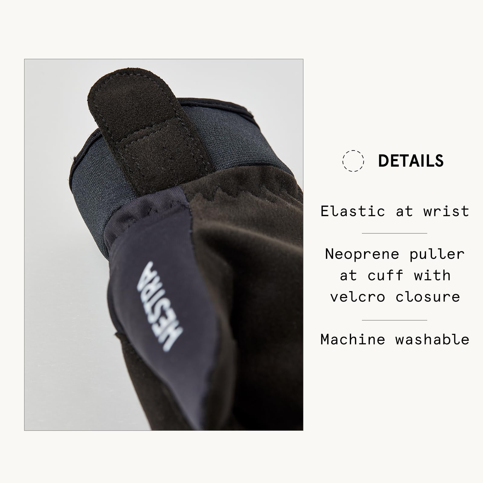 Hestra Tracker Junior Glove (Youth 4-13yrs) I Waterproof, Insulated, 5-Finger Kids Glove for Cross Country Ski - Image 4