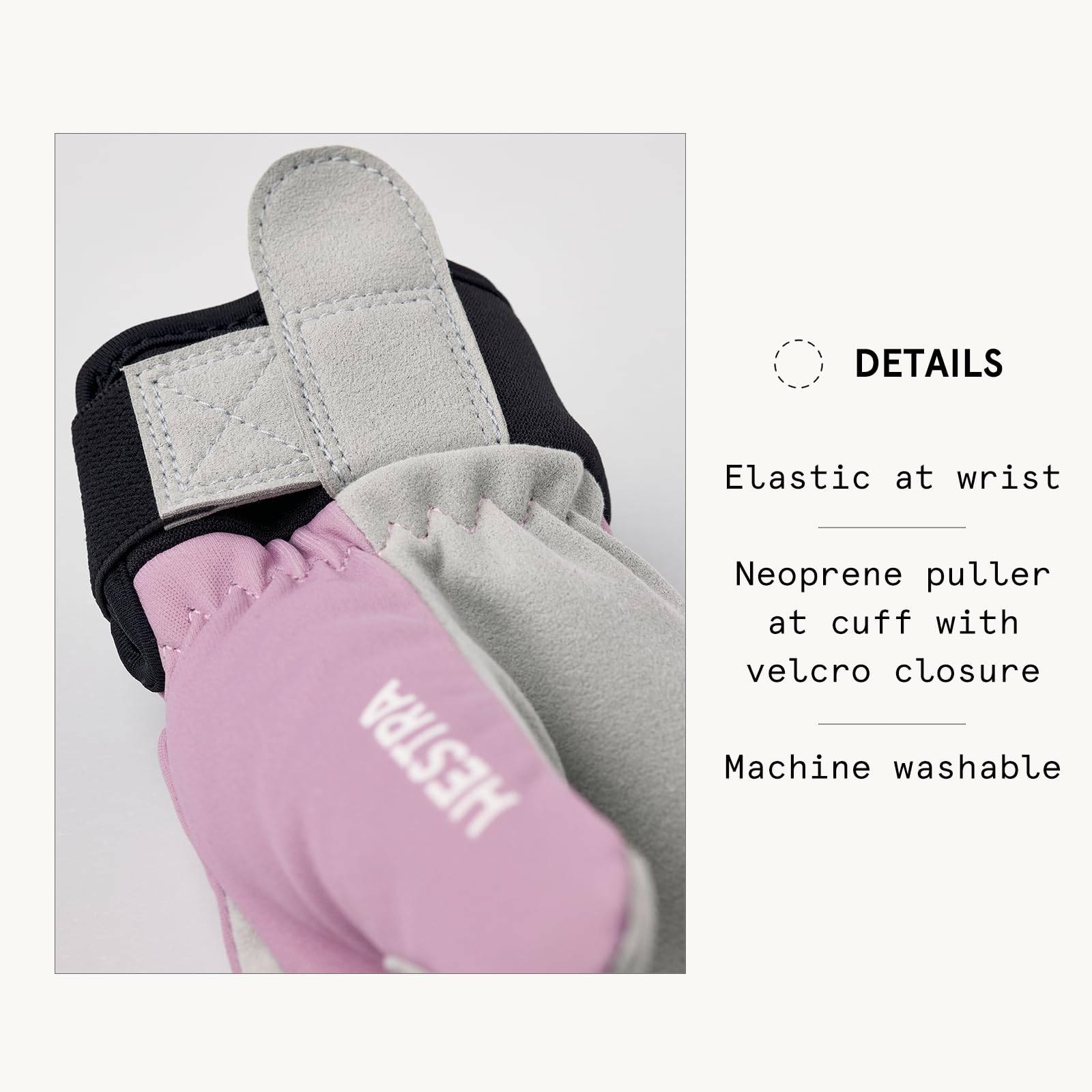 Hestra Tracker Junior Mitt (Youth 4-13yrs) I Waterproof, Insulated, Kids Mitten for Cross Country Ski - Image 4