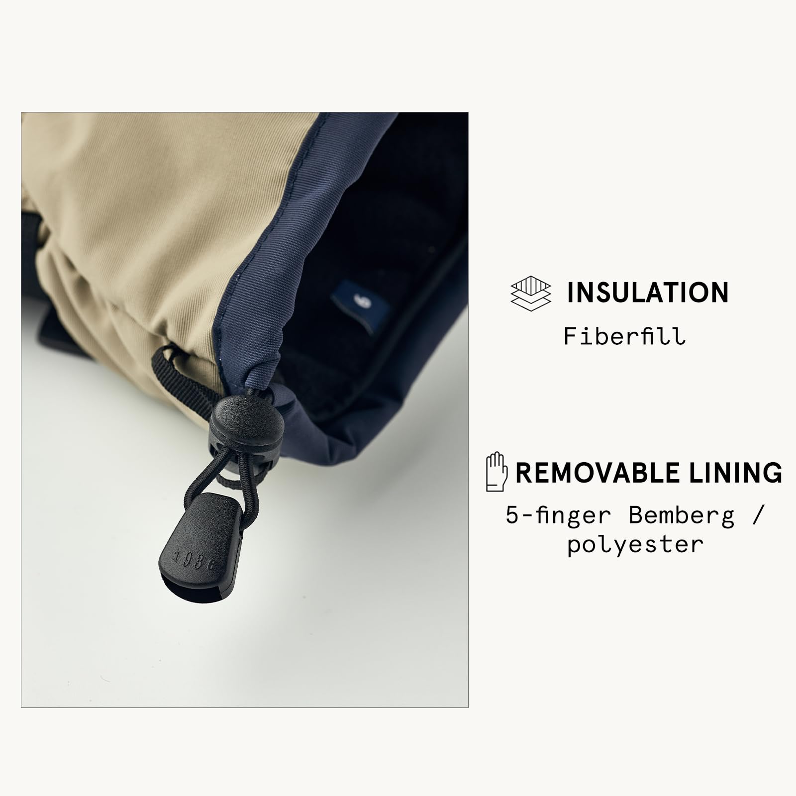 Hestra Unisex Gauntlet Sr 3-Finger Glove, Waterproof, Windproof Insulated Gloves for Skiing & Snowboarding, Men & Women - Image 5